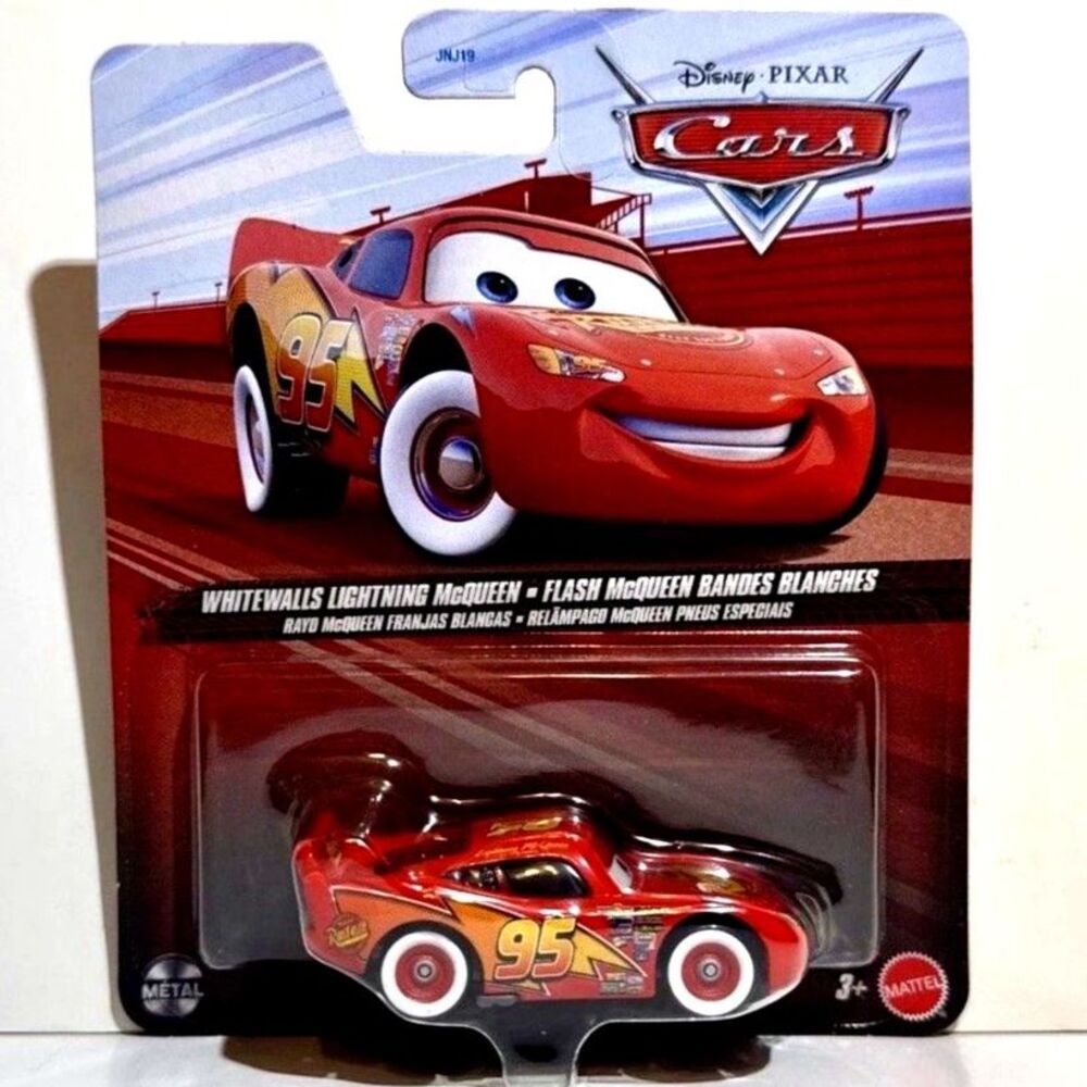 Disney Pixar 2026 Whitewalls Lightning McQueen EXCLUSIVE PROMO Disney Pixar Cars